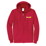 Hoodie Full Zip - Fun Squad Red