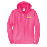 Hoodie Full Zip - Fun Squad Red