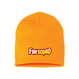 Classic Short Beanie-Fun Squad Logo Red