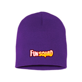 Classic Short Beanie-Fun Squad Logo Red