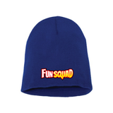 Classic Short Beanie-Fun Squad Logo Red