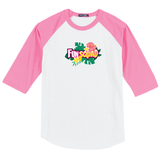 T-shirt Raglan - Island Flowers