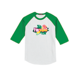 T-shirt Raglan - Island Flowers