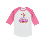 T-shirt Raglan - Never Grow Up Sunny Girl