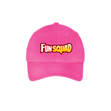 Hat Curved Brim - Fun Squad Red